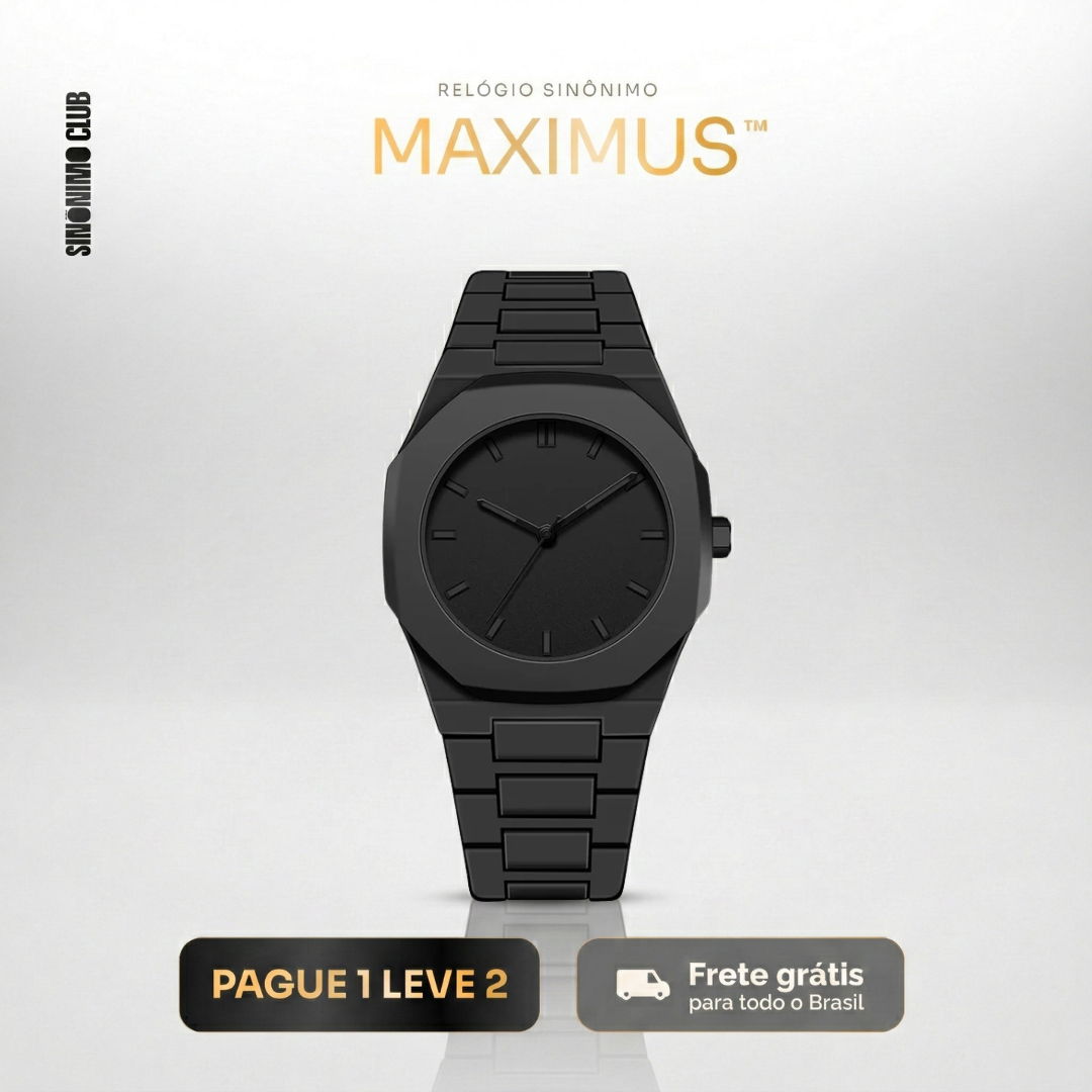 Relógio Sinonimo Maximus™