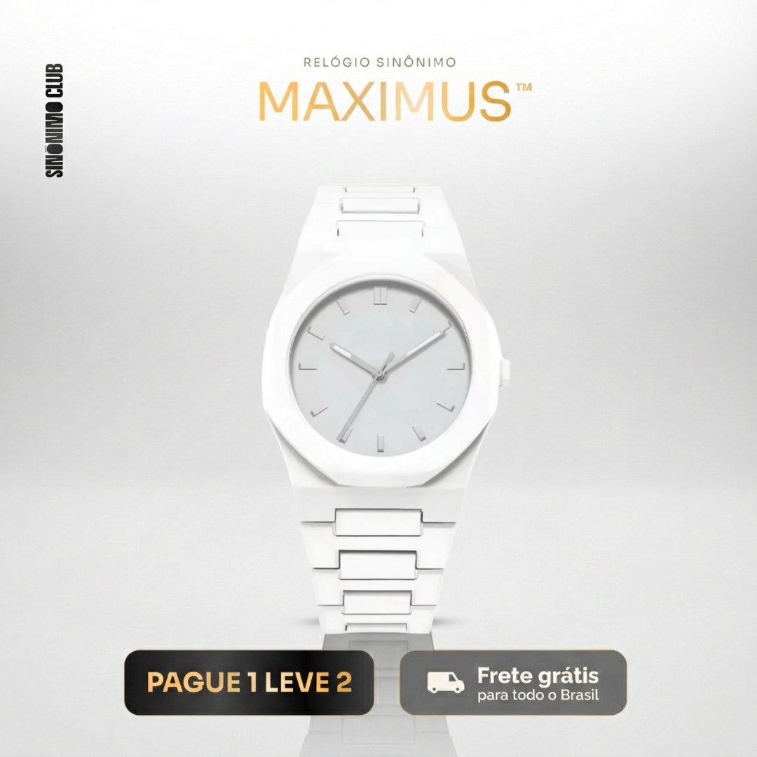 Relógio Sinonimo Maximus™