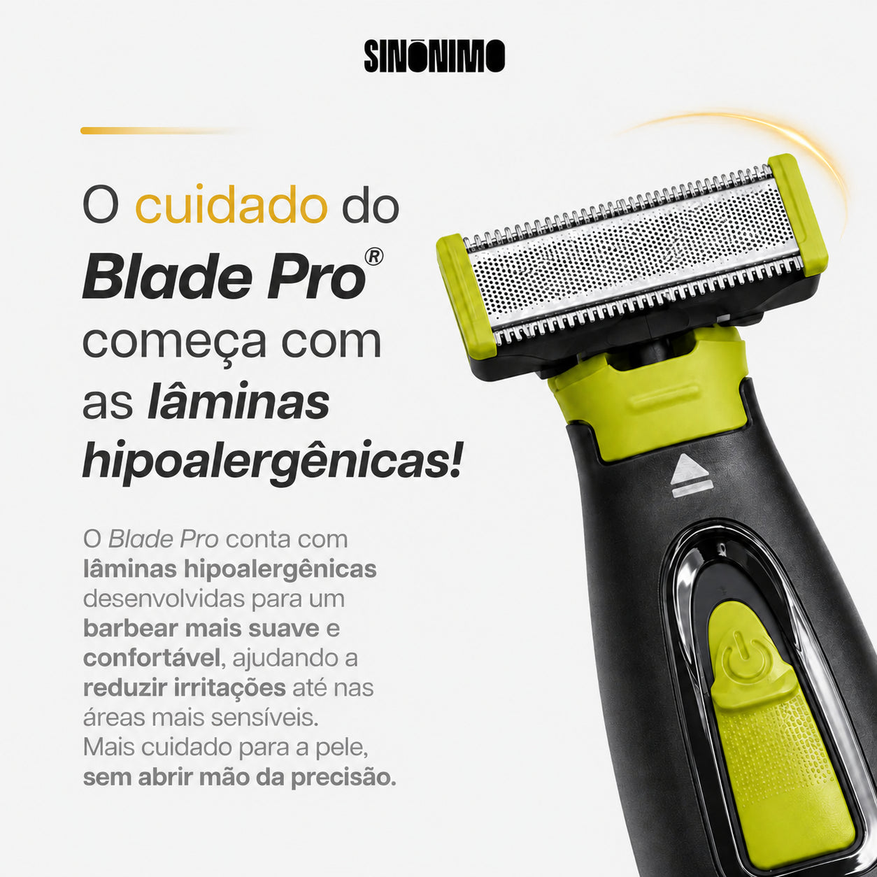BladePro®  - Barbeador Hipoalergênico Profissional