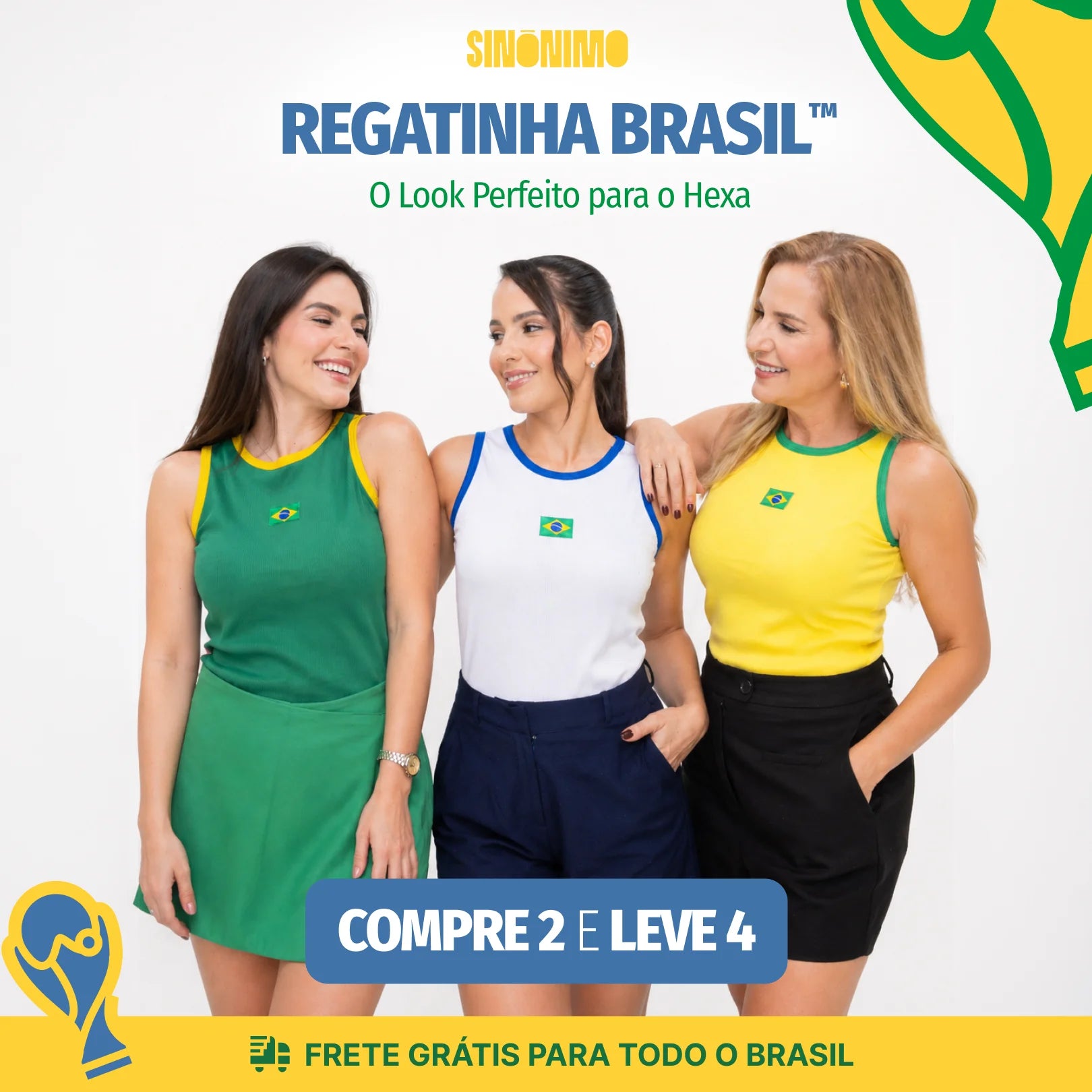 Regatinha Brasil® [Compre 2 & Leve 4]