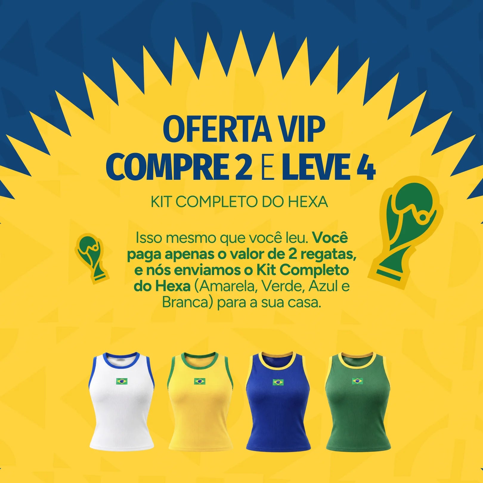 Regatinha Brasil® [Compre 2 & Leve 4]