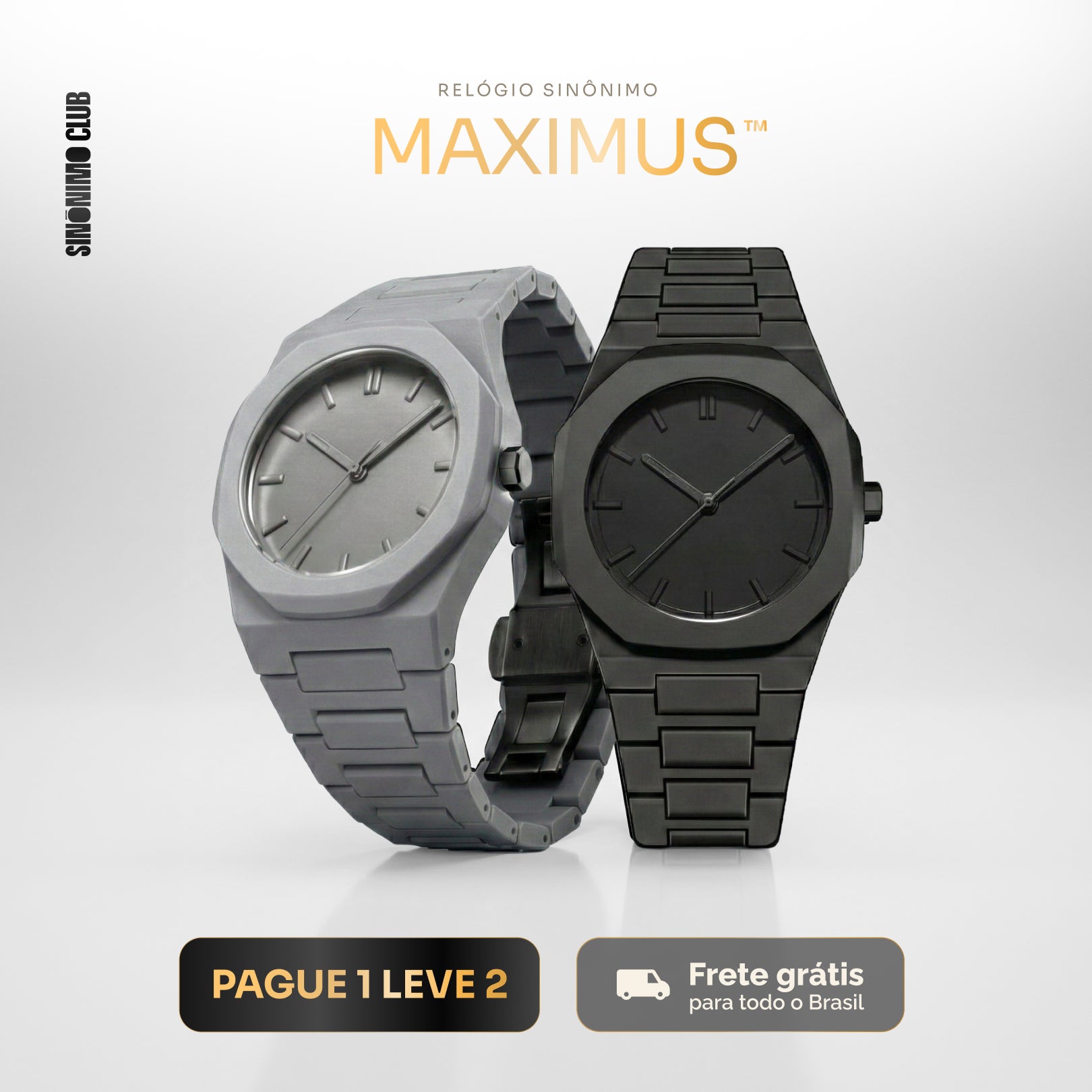 Relógio Sinonimo Maximus™ [PAGUE 1 & LEVE 2]