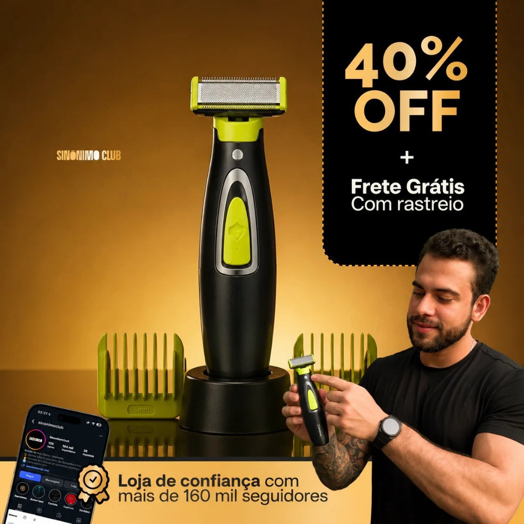 BladePro®  - Barbeador Hipoalergênico Profissional