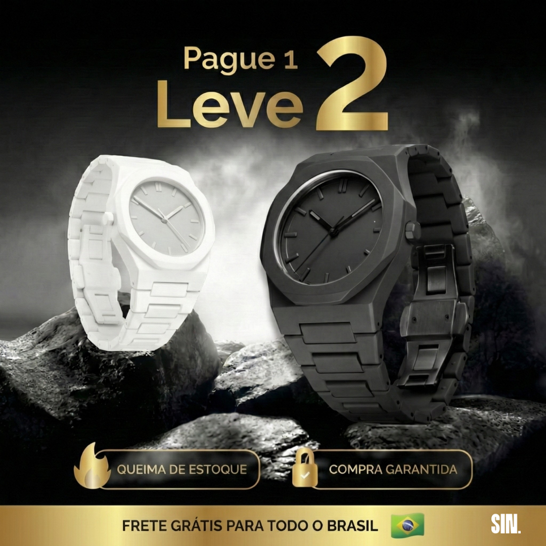 Relógio Sinonimo Maximus™ [PAGUE 1 & LEVE 2]