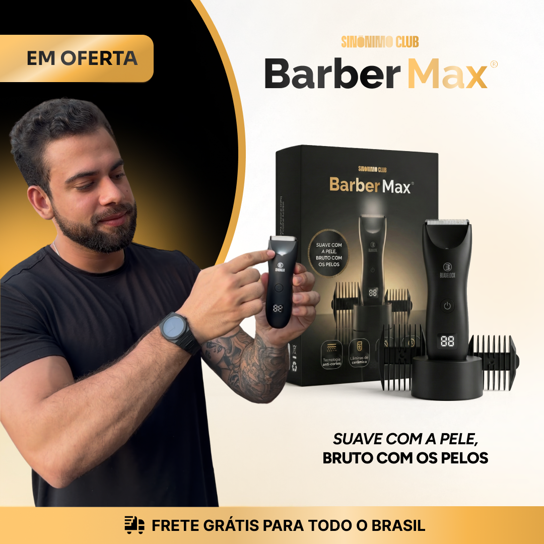 BarberMax® - Aparador Íntimo Profissional